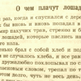 О чем плачут лошади