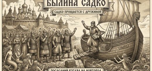 Садко прощается с дружиной